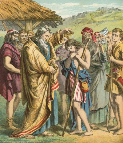 Samuel zalft David tot koning van Israël door English School