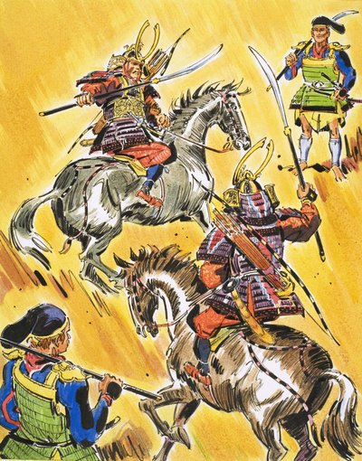Samurai krijgers door English School