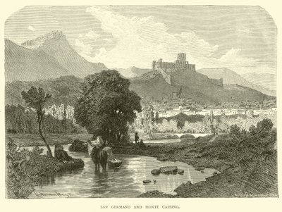 San Germano en Monte Cassino door English School