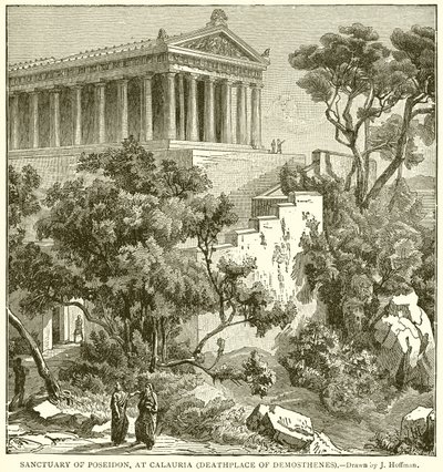 Heiligdom van Poseidon, in Calauria (Sterfplaats van Demosthenes) door English School