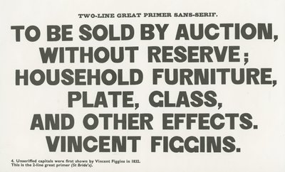 Sans serif poster door English School
