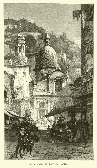 Santa Maria in Portico, Napels door English School