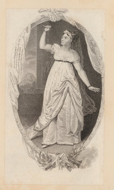 Sarah Siddons, actrice, als Euphrasia door English School