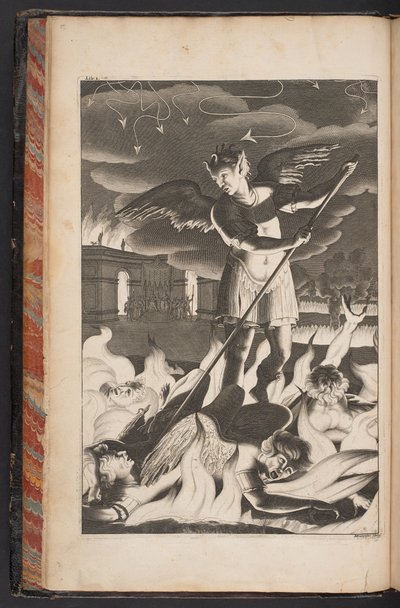 Satan uit Paradise Lost van John Milton door English School