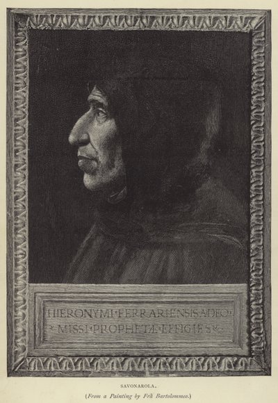 Savonarola door English School