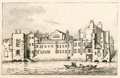 Savoy, Londen, zoals het nu is, 1792 door English School