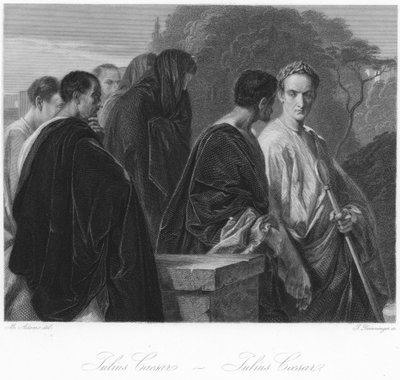 Scène uit Julius Caesar door English School