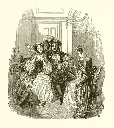 Scène uit Les Précieuses Ridicules door English School