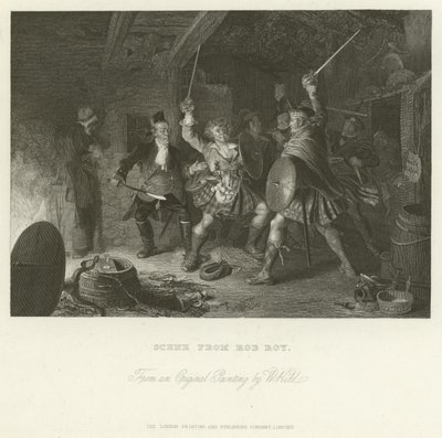 Scène uit Rob Roy door English School