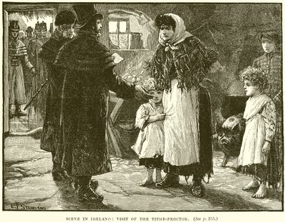 Scène in Ierland: Bezoek van de tiende-proctor door English School