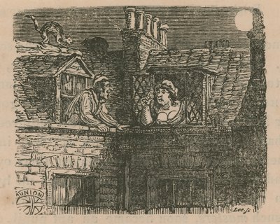 Scène uit het Londense leven door English School