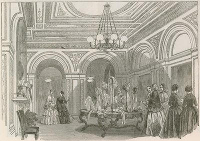 Schomberg House, Pall Mall - de hoedenafdeling door English School