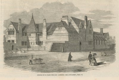 Scholen van St. Mary-the-Less in Lambeth door English School