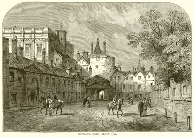 Scotland Yard, circa 1720 door English School