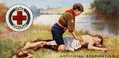 Scout Eerste Hulp Badge, 1929 door English School