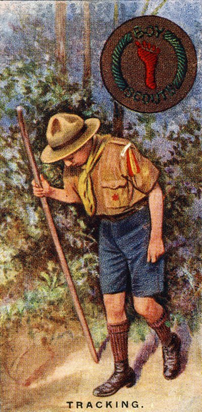 Scout Tracking Badge, 1929 door English School