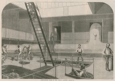 Schroefmotorruimte van de Great Eastern door English School