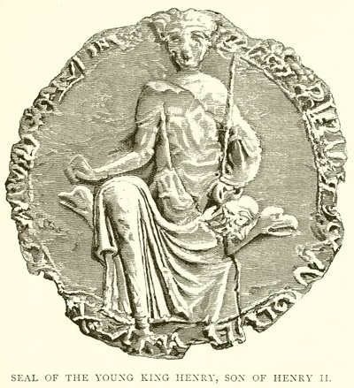Zegel van de Jonge Koning Hendrik, Zoon van Hendrik II door English School