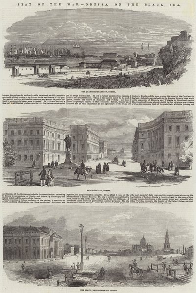 Het Oorlogsgebied, Odessa, aan de Zwarte Zee door English School