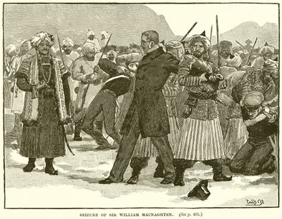 Inbeslagname van Sir William Macnaghten door English School