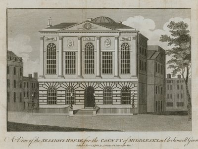 Sessions House, Clerkenwell door English School