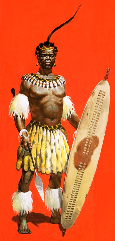 Shaka, de Zulu-krijger door English School