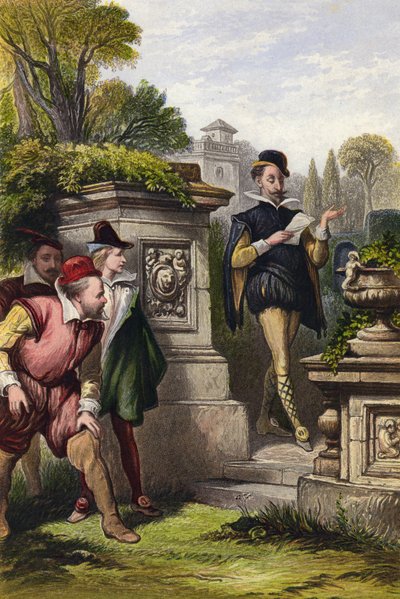 Shakespeare, Driekoningenavond, Act II, Scene 5 door English School
