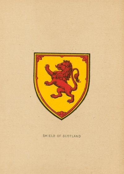 Schild van Schotland door English School