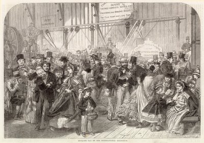 Shillingdag op de Internationale Tentoonstelling 1862 door English School