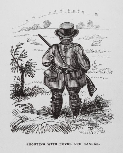Schieten met Rover en Ranger (gravure) door English School