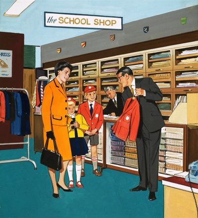Winkelbediende door English School