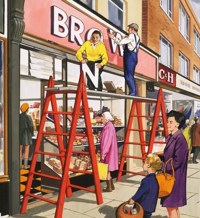 Winkelreparateurs door English School