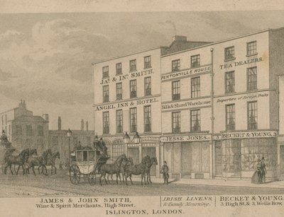 Winkels in Islington, Londen door English School