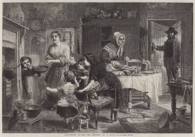Vastenavond, het gooien van de pannenkoek door English School