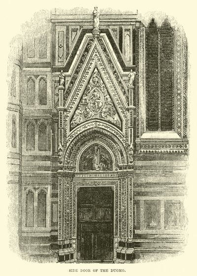 Zijdeur van de Duomo door English School