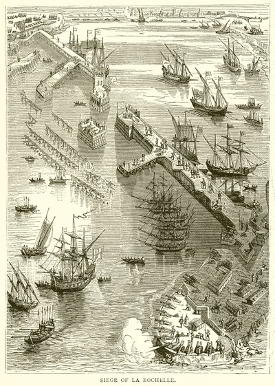 Beleg van La Rochelle door English School