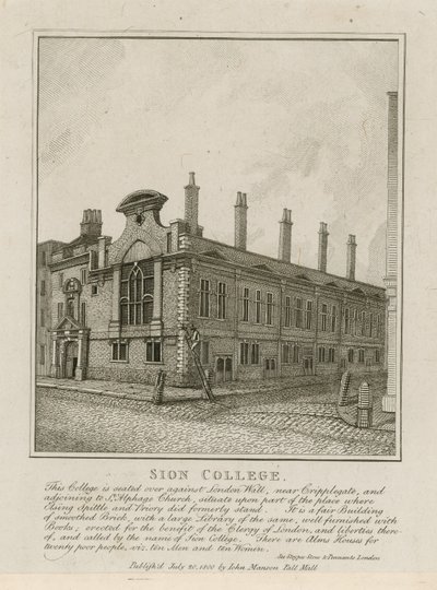 Sion College door English School