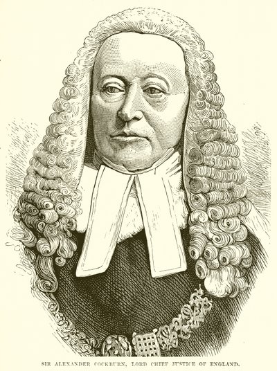 Sir Alexander Cockburn, opperrechter van Engeland door English School