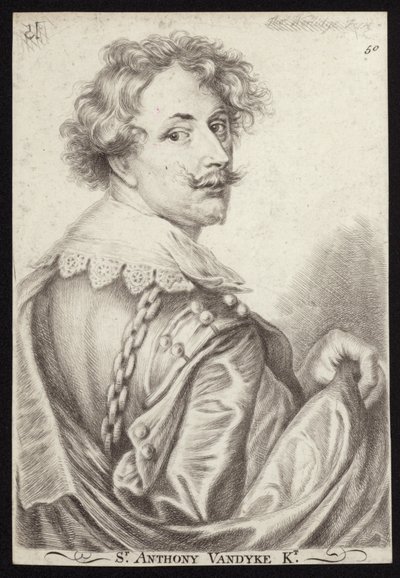 Sir Anthony van Dyck door English School