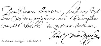 Sir Antonio Van Dyke, (de schilder) door English School