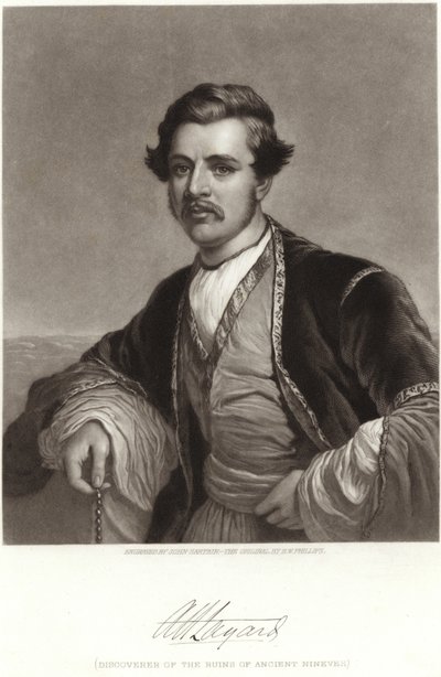 Sir Austen Henry Layard door English School