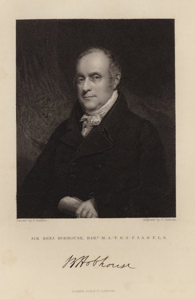 Sir Benjamin Hobhouse door English School