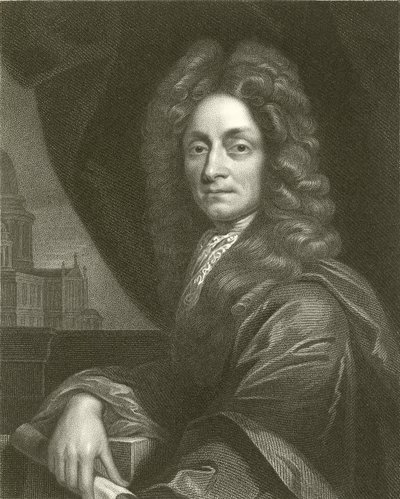 Sir Christopher Wren door English School