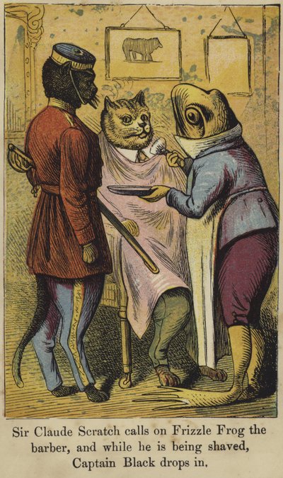 Sir Claude Scratch bezoekt Frizzle Frog de kapper door English School