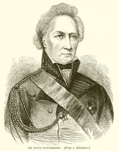 Sir David Ochterlony door English School
