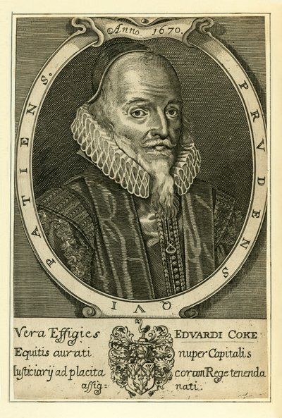 Sir Edward Coke door English School
