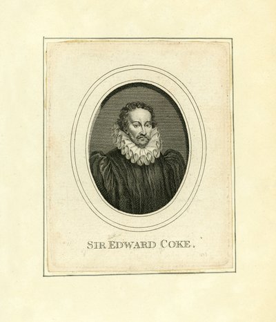 Sir Edward Coke door English School