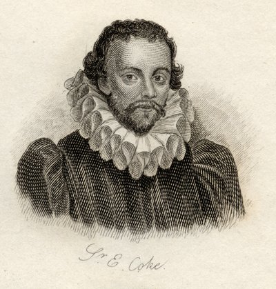Sir Edward Coke, uit 