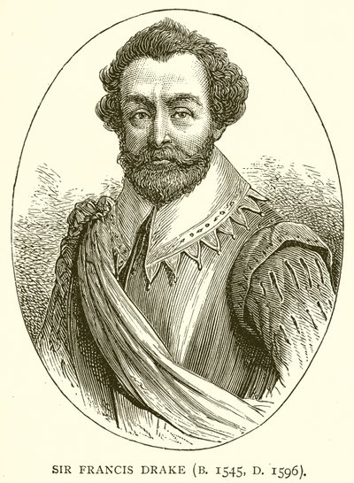 Sir Francis Drake (Geb. 1545, Overl. 1596) door English School
