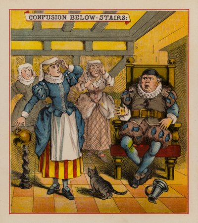 Sir Francis Drake en zijn goblins door English School